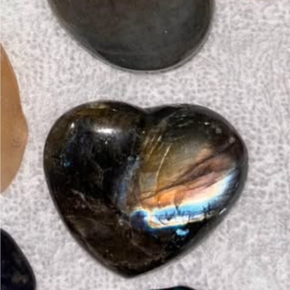 Heart-Shaped Brown Glass Accent NFS reserved - Picture 6 of 9